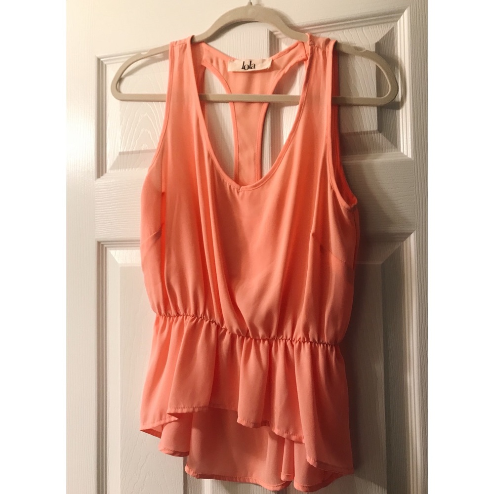 Lola High-low Peplum Blouse